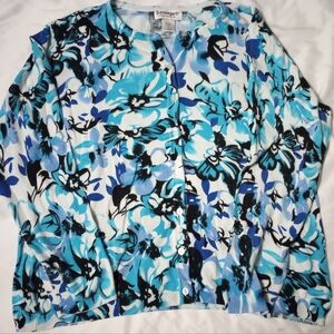 Women's floral cardigan